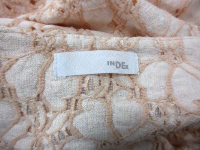 中古 インデックス Index ひざ丈ワンピース 半袖 レース L ベージュ Yi レディースの通販はau Pay マーケット ブランド古着のベクトル