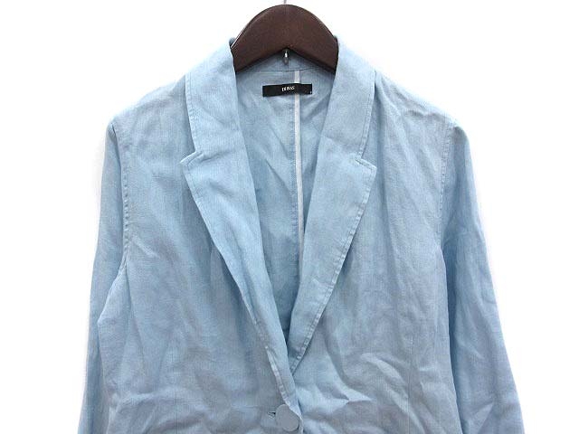 中古 デュラス Duras テーラードジャケット F 水色 ライトブルー Kb レディースの通販はau Pay マーケット ブランド古着のベクトル
