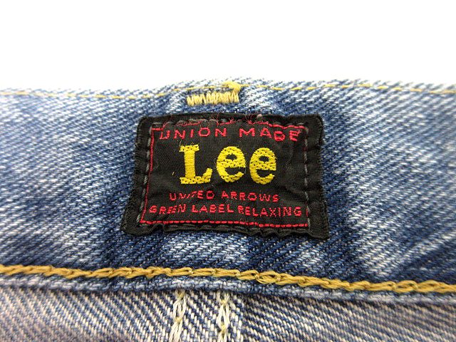 中古 リー Lee デニムパンツ ジーンズ テーパード ウォッシュ加工 M 水色 Mn メンズの通販はau Pay マーケット ブランド古着のベクトル