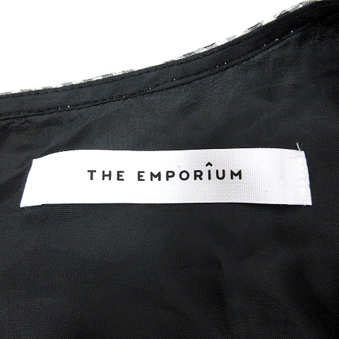 中古 ジ エンポリアム The Emporium ワンピース ひざ丈 ギンガムチェック ノースリーブ M 黒 ブラック レディースの通販はau Pay マーケット ブランド古着のベクトル