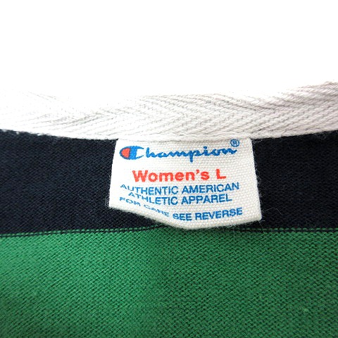 中古 チャンピオン Champion ワンピース ミニ ボーダー 半袖 L 緑 グリーン Mn レディースの通販はau Pay マーケット ブランド古着のベクトル