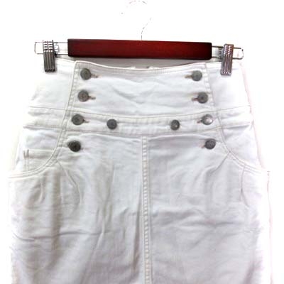 中古 ナノユニバース Nano Universe タイトスカート ミニ カラーデニム S 白 ホワイト Yi レディースの通販はau Pay マーケット ブランド古着のベクトル