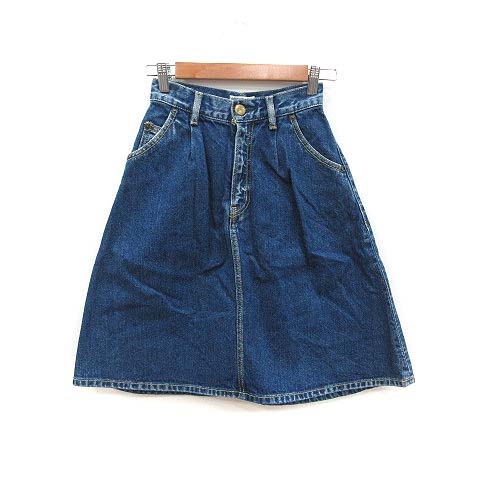 中古 マウジー Moussy Denim デニムスカート フレア ミモレ ロング 0 青 ブルー Kb レディースの通販はau Pay マーケット ブランド古着のベクトル