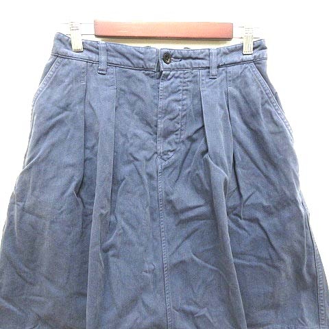 中古 マーガレットハウエル Margaret Howell Mhl フレアワンピース デニム ミモレ ロング ボタンフライ 2 紺 Ykの通販はau Pay マーケット ブランド古着のベクトル