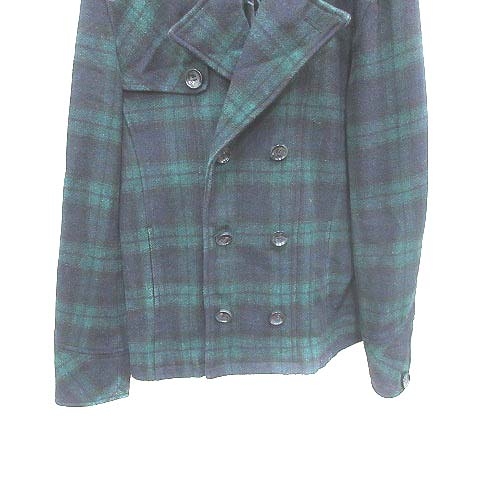 中古 クランプリュス ミッシェルクラン Klein Plus Homme ピーコート Pコート チェック 総裏地 48 緑 黒 メンズの通販はau Pay マーケット ブランド古着のベクトル