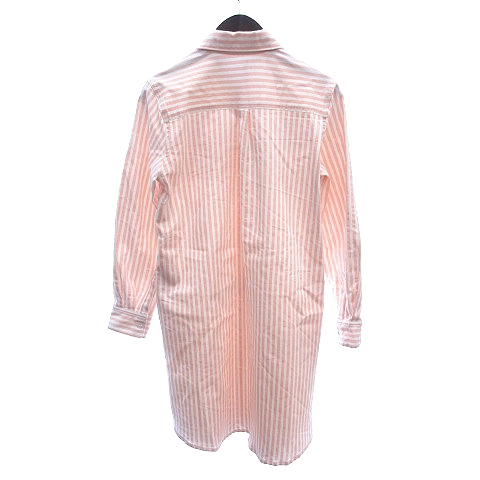 中古 ジェニィラブ Jenni Love シャツワンピース ミニ ワッペン プリント ストレート 長袖 160 ピンク 白 ホワイトの通販はau Pay マーケット ブランド古着のベクトル