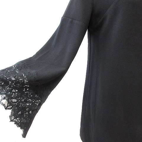 中古 ザラ ベーシック Zara Basic ワンピース ミニ 切替 レース 長袖 M 黒 ブラック Au レディースの通販はau Pay マーケット ブランド古着のベクトル