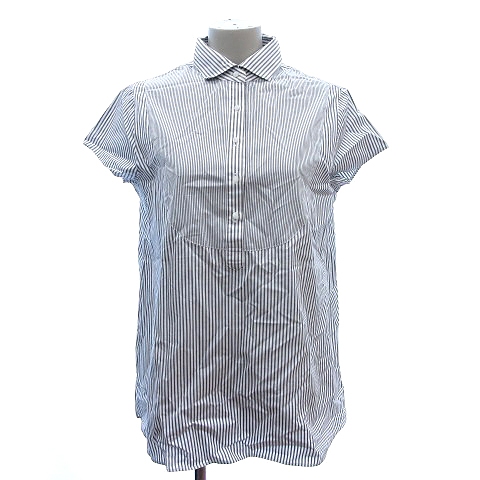 中古 メーカーズシャツ鎌倉 シャツ ブラウス プルオーバー 半袖 ストライプ 13s グレー St レディースの通販はau Pay マーケット ブランド古着のベクトル