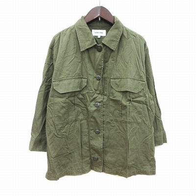 中古 グローバルワーク Global Work ミリタリーシャツ 長袖 L 緑 カーキ Ct レディースの通販はau Pay マーケット ブランド古着のベクトル