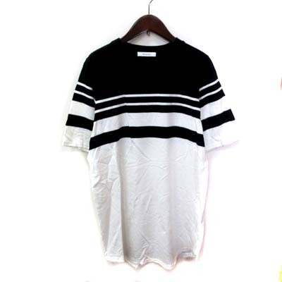 中古 マウジー Moussy Tシャツワンピース ひざ丈 半袖 ボーダー F 黒 ブラック 白 ホワイト Yi レディースの通販はau Pay マーケット ブランド古着のベクトル