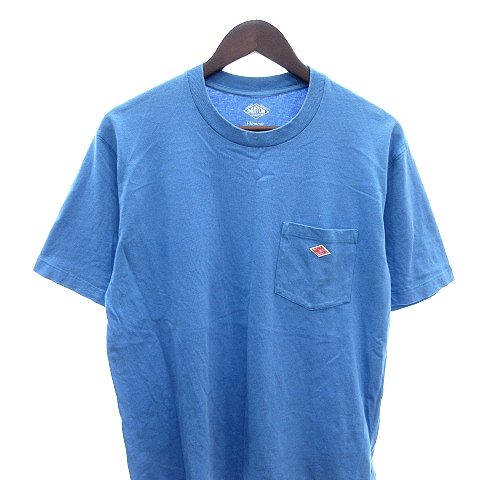 中古 ダントン Danton カットソー Tシャツ クルーネック ワッペン 半袖 水色 青 ブルー Au メンズの通販はau Pay マーケット ブランド古着のベクトル