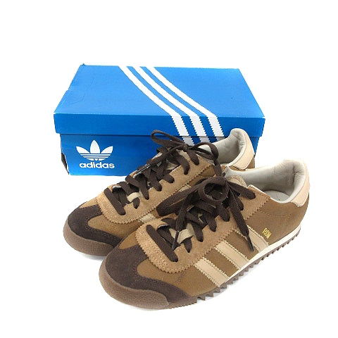 中古 アディダスオリジナルス ローマ スニーカー シューズ ローカット スエード 24 茶 ベージュ レディースの通販はau Pay マーケット ブランド古着のベクトル