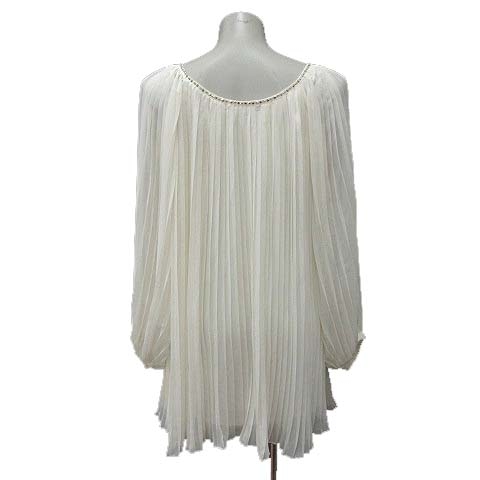 中古 ワンウェイ One Way ワンピース ミニ 長袖 シフォン プリーツ M 白 アイボリー Kb レディースの通販はau Pay マーケット ブランド古着のベクトル