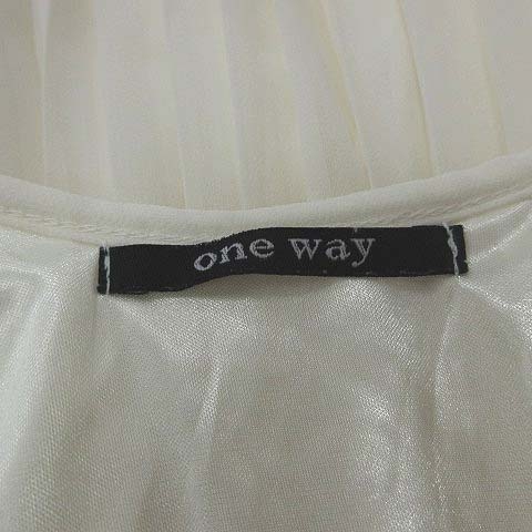 中古 ワンウェイ One Way ワンピース ミニ 長袖 シフォン プリーツ M 白 アイボリー Kb レディースの通販はau Pay マーケット ブランド古着のベクトル