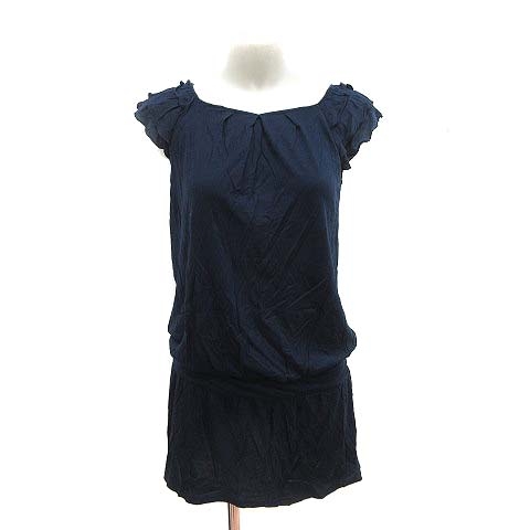 中古 リフレクト Reflect ワンピース ミニ 半袖 フリル 9 紺 ネイビー Kb レディースの通販はau Pay マーケット ブランド古着のベクトル