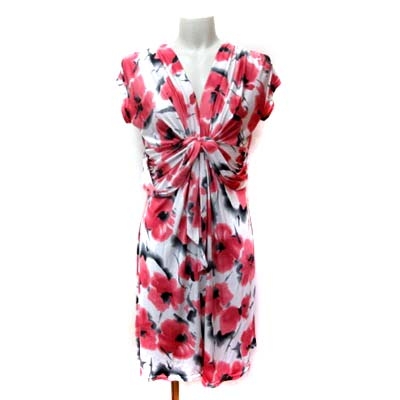 中古 フィフィーユ Fifilles Paris ひざ丈ワンピース フレンチスリーブ 花柄 マルチカラー Yi レディースの通販はau Pay マーケット ブランド古着のベクトル