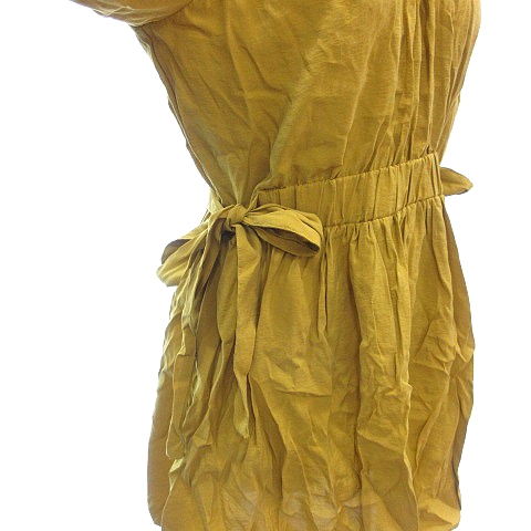 中古 ザラ Zara フレアワンピース ミニ 七分袖 M 黄 イエロー St レディースの通販はau Pay マーケット ブランド古着のベクトル