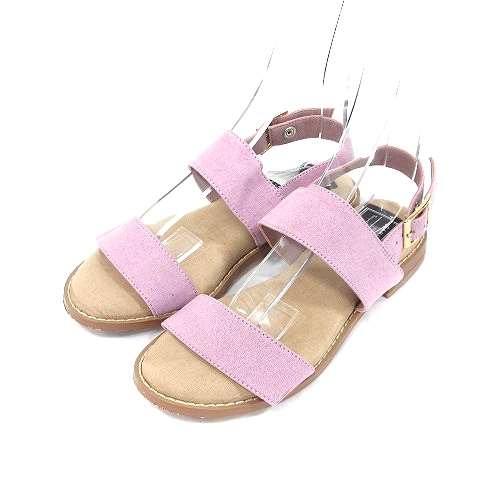 中古 ランダ カミーユビスランダ ストラップサンダル フラット スエード S 紫 パープル レディースの通販はau Pay マーケット ブランド古着のベクトル