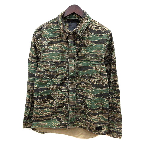 中古 ザラマン Zara Man ステンカラージャケット 迷彩柄 カモフラ M 緑 カーキ Mn メンズの通販はau Pay マーケット ブランド古着のベクトル