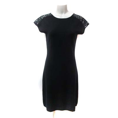 中古 セオリーリュクス Theory Luxe ニットワンピース ひざ丈 レース ウール 38 黒 ブラック Yi レディースの通販はau Pay マーケット ブランド古着のベクトル