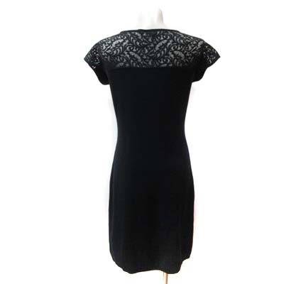 中古 セオリーリュクス Theory Luxe ニットワンピース ひざ丈 レース ウール 38 黒 ブラック Yi レディースの通販はau Pay マーケット ブランド古着のベクトル