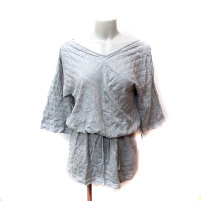 中古 バーニーズニューヨーク Barneys New York ワンピース チュニック 七分袖 F グレー Yi レディースの通販はau Pay マーケット ブランド古着のベクトル