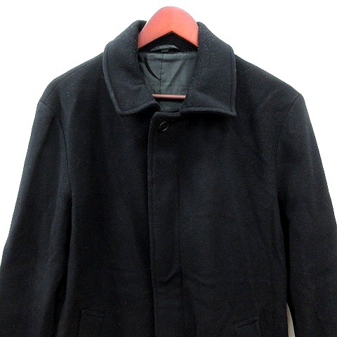 中古 無印良品 良品計画 ステンカラーコート ロング ウール 総裏地 M 黒 ブラック St メンズの通販はau Pay マーケット ブランド古着のベクトル