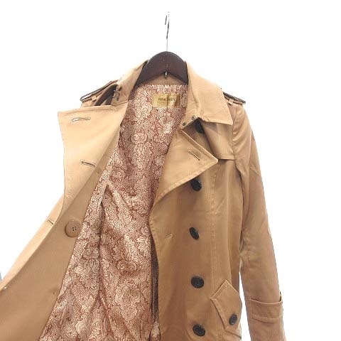 中古 ロイヤルパーティー Royal Party トレンチコート ダブル 総裏地 36 茶 ライトブラウン Ct レディースの通販はau Pay マーケット ブランド古着のベクトル
