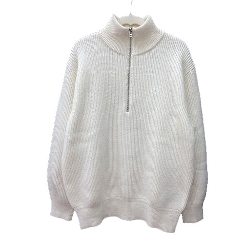 中古 B Y ビューティー ユース ニット セーター ハイネック リブ ハーフジップ 長袖 白 メンズの通販はau Pay マーケット ブランド古着のベクトル