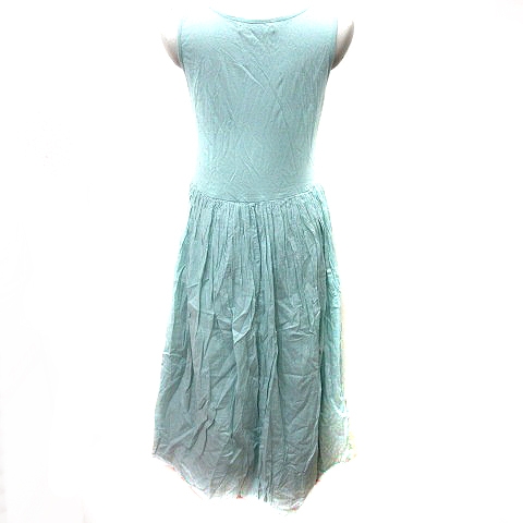 中古 ケイビーエフ Kbf アーバンリサーチ ワンピース フレア ロング ノースリーブ 1 ライトグリーン レディースの通販はau Pay マーケット ブランド古着のベクトル