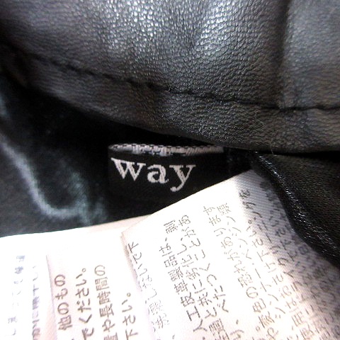 中古 未使用品 ワンウェイ One Way ワンピース Aライン ミニ 長袖 切替 レザー風 M 黒 アイボリー レディースの通販はau Pay マーケット ブランド古着のベクトル
