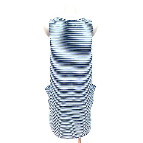 中古 ドゥドゥ Doudou ワンピース ひざ丈 ノースリーブ カットソー ボーダー F 青 ブルー Ct レディースの通販はau Pay マーケット ブランド古着のベクトル
