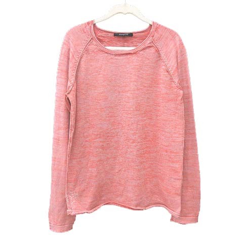 【中古】アバハウス ABAHOUSE Tシャツ カットソー 長袖 ミックスニット クルーネック 3 赤 朱色 /CT メンズ|au PAY マーケット 最安値販売中 期間限定セール!朱色 カットソー 新品 Tシャツ/カットソー(七分/長袖)