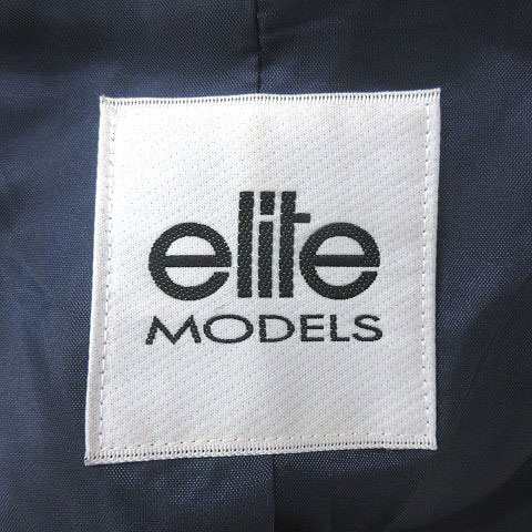 中古】エリートモデルズ elite MODELS ジャケット 総裏地 ジップアップ