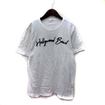 中古】ジェイダ GYDA Tシャツ カットソー 半袖 刺繍 F 白 ホワイト /YI