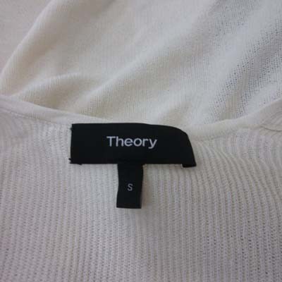 中古】セオリー theory トッパーカーディガン カットソー 長袖 S 白