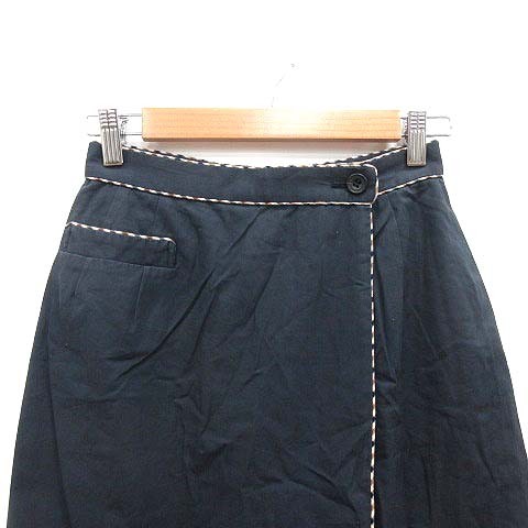 中古】アクアスキュータム AQUASCUTUM パンツ キュロット ハーフ 9 紺