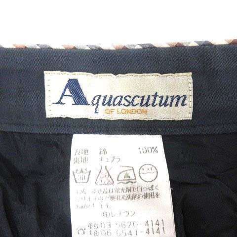 中古】アクアスキュータム AQUASCUTUM パンツ キュロット ハーフ 9 紺