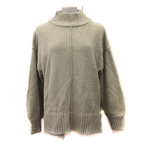 中古】レトロガール RETRO GIRL ニット セーター 長袖 F 緑 モス ...