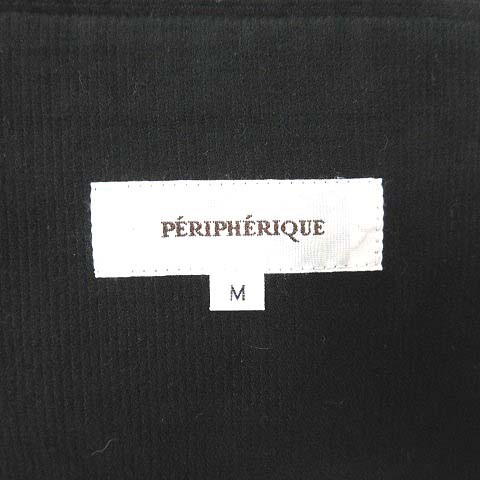 中古】ペリフェリック PERIPHERIQUE テーラードジャケット 背抜き M 黒