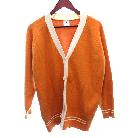 中古】ニコアンド Niko and.. ニット カーディガン パイピング