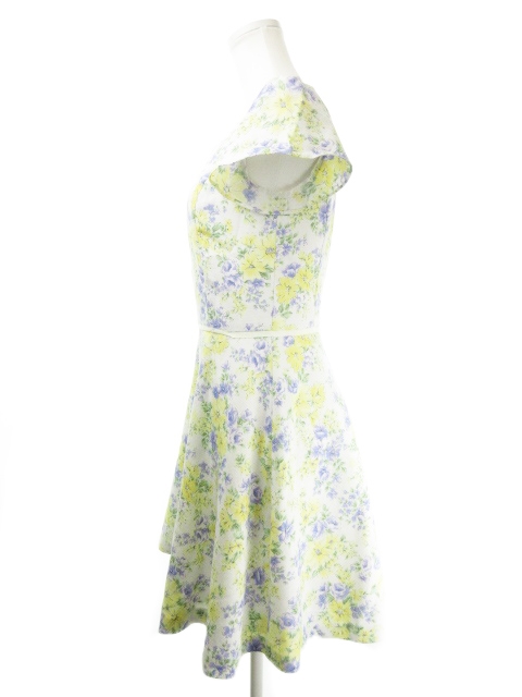 中古 レッセパッセ Laisse Passe ワンピース ミニ 半袖 花柄 35 黄 イエロー Ck4 レディースの通販はau Pay マーケット ブランド古着のベクトル