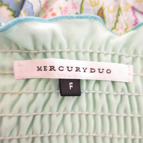 中古 マーキュリーデュオ Mercuryduo ワンピース キャミ ベア ロング ペイズリー 総柄 F 緑 グリーン レディースの通販はau Pay マーケット ブランド古着のベクトル