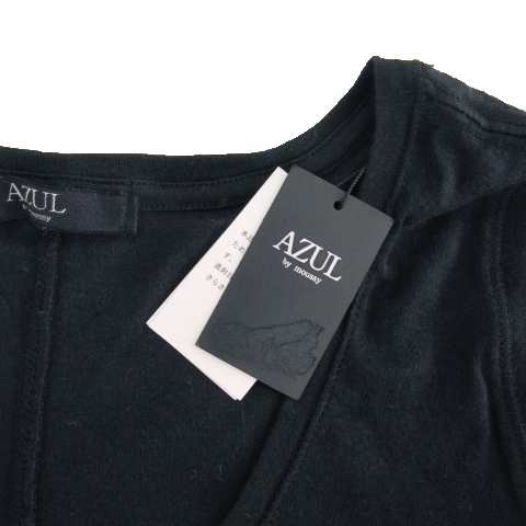 中古 未使用品 アズールバイマウジー Azul By Moussy Tシャツ カットソー Vネック 長袖 L 黒 ブラック レディースの通販はau Pay マーケット ブランド古着のベクトル