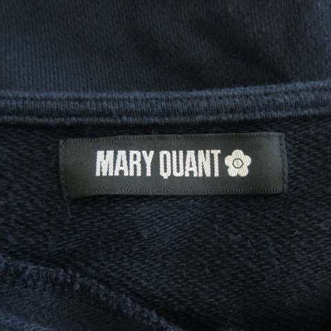 中古 マリークワント Mary Quant ワンピース スウェット ひざ丈 Vネック 長袖 ロゴ M 紺 ネイビー Ck14の通販はau Pay マーケット ブランド古着のベクトル