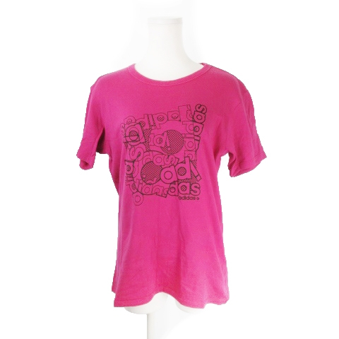 中古 アディダスネオ Adidas Neo Tシャツ カットソー クルーネック 半袖 プリント ロゴ S ピンク Yh11 レディースの通販はau Pay マーケット ブランド古着のベクトル