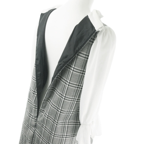 中古 オリーブデオリーブ Olive Des Olive ワンピース ひざ丈 八分袖 チェック F 黒 ブラック Mn レディースの通販はau Pay マーケット ブランド古着のベクトル