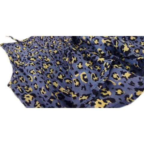 中古 アナザーエディション Another Edition アローズ ワンピース キャミ ミニ ヒョウ柄 レオパード 青 ブルーの通販はau Pay マーケット ブランド古着のベクトル