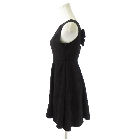 中古 ティティー コー Titty Co ワンピース ミニ ノースリーブ リボン S 黒 ブラック Yh10 レディースの通販はau Pay マーケット ブランド古着のベクトル