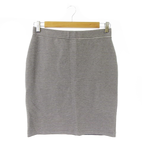 中古 フレームワーク Framework スカート タイト ミニ ボーダー ストレッチ グレー Ao13 レディースの通販はau Pay マーケット ブランド古着のベクトル